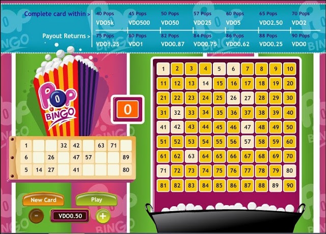 Trò chơi bingo trực tuyến 